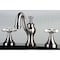 Kingston Brass KC7168BEX 8" Widespread Bathroom Faucet, Brushed Nickel KC7168BEX - alternate 3